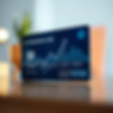 Graph showing financial strategy integration