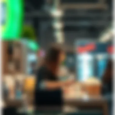 Showcasing Product-Based Ventures Product-based business display