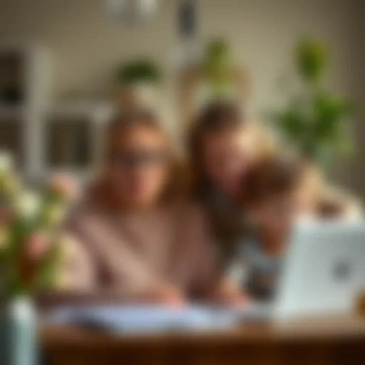 Achieving Harmony Between Work and Family Life Mom balancing work and family