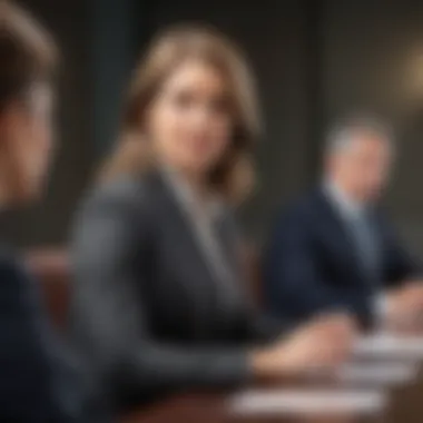 Female executive leading a boardroom meeting