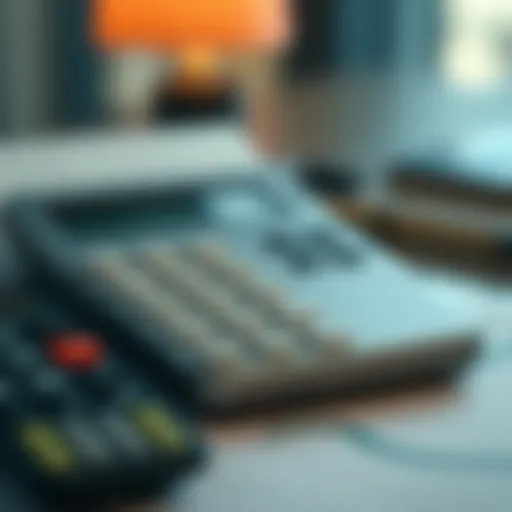 Understanding Financial Calculations Abstract representation of financial calculations