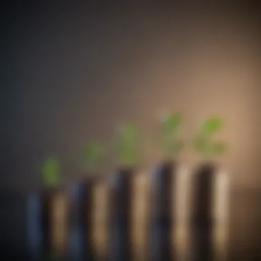 Understanding Compound Interest Growth Visual representation of compound interest growth over time