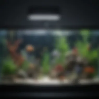 Variety of aquarium lights showcased in Walmart