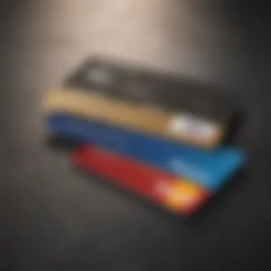 An infographic highlighting key features of popular credit cards