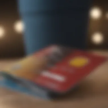 A conceptual image illustrating responsible credit card usage