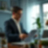 Analyzing Your Home Budget A financial planner analyzing a home budget