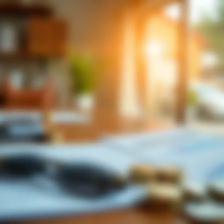 Visual representation of a savings plan