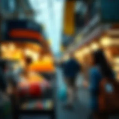 Illustration of the digital marketplace dynamics