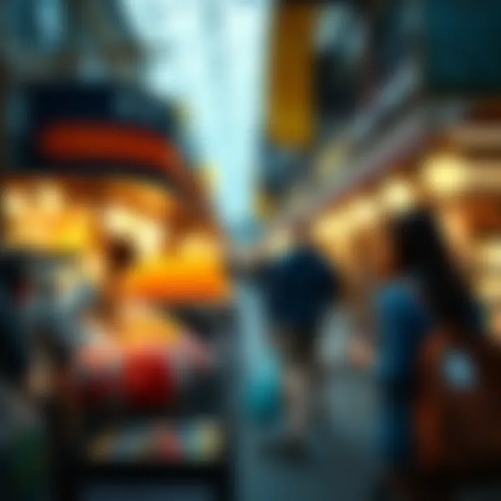 Illustration of the digital marketplace dynamics