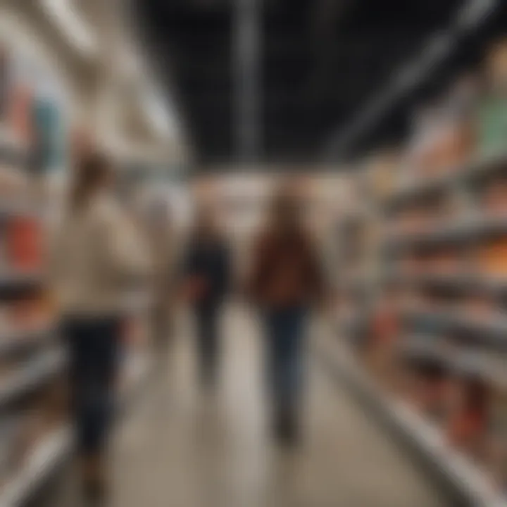 Shoppers browsing through diverse product range at Kohl's