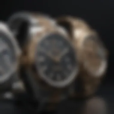 A collection of Rolex watches showcasing different models and styles