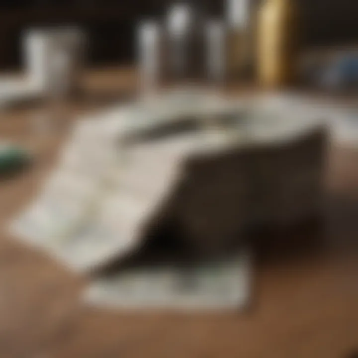 Stack of Dollar Tree Coupons on Wooden Table