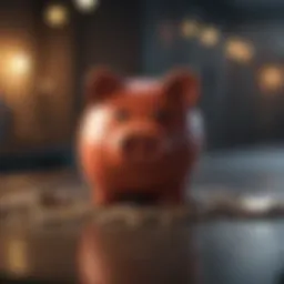 A visual representation of a dedicated savings account concept