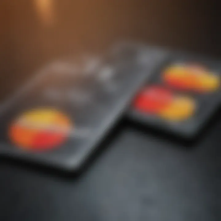 A variety of Mastercard options displayed