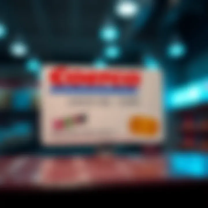 Illustration of Costco membership card with discounts