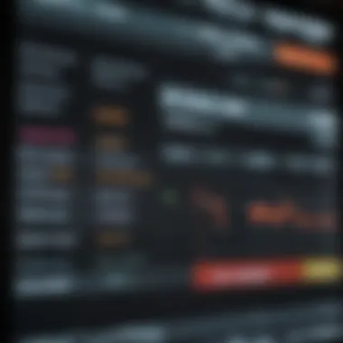 Key Financial Metrics for Stock Evaluation A close-up of financial metrics on a digital screen
