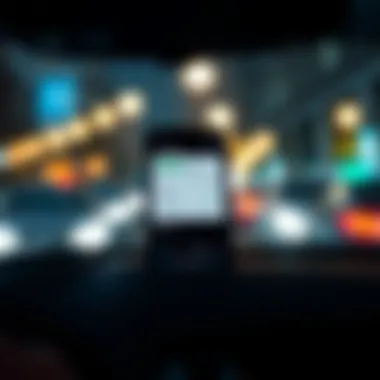 User Experience in Car Rental Apps A smartphone displaying a car rental application interface