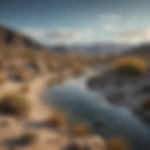 Scenic view of Desert Hot Springs landscape