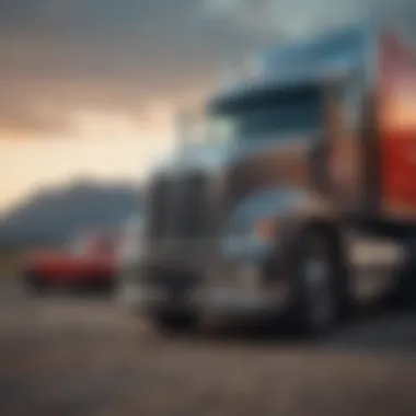 Environmental Impact of Fuel Efficient Trucks A chart depicting the environmental impact of fuel-efficient trucks