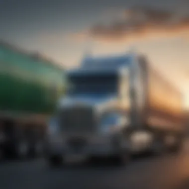 Fuel Savings Across Truck Models An infographic illustrating fuel savings from different truck models
