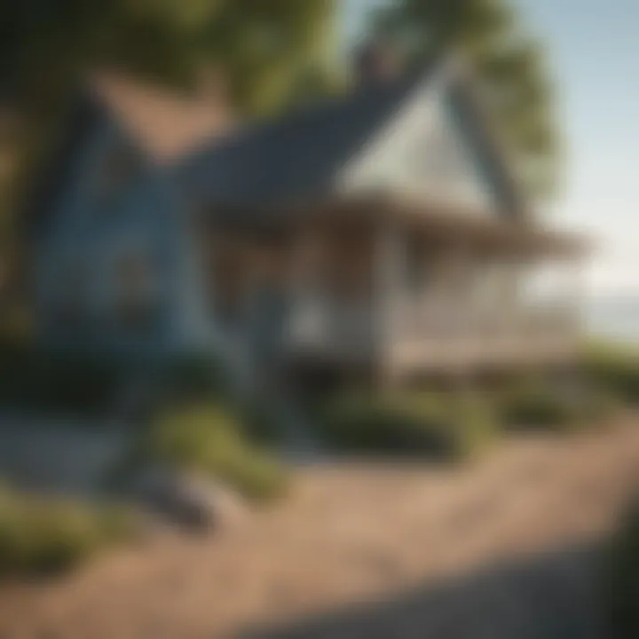 Charming beach cottage nestled by the lake