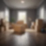 Different types of moving boxes available at Walmart