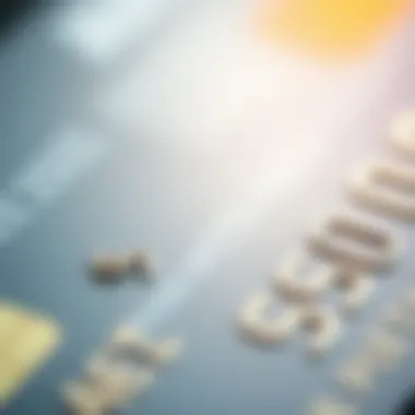 A close-up of a credit card with a soft focus, representing credit options.