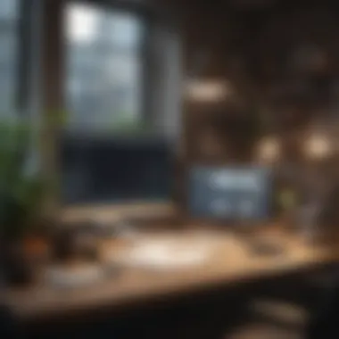 Freelancing Workspace Inspiration Creative workspace featuring freelancing tools and inspiration