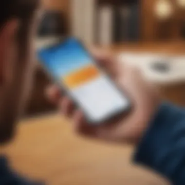 Seamless Connection of Venmo and Apple Card Venmo and Apple Card integration on a smartphone