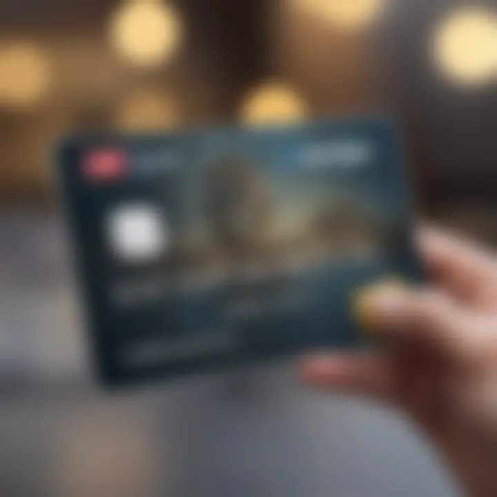 Bank of America Travel Card showcasing its design