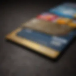 Visual representation of various credit card types