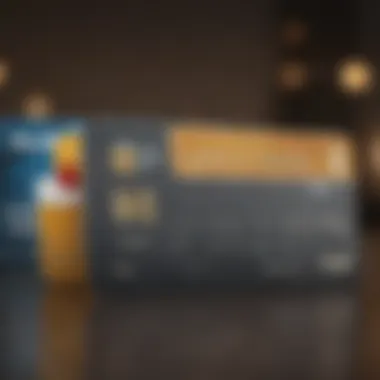 Chart comparing interest rates across credit cards