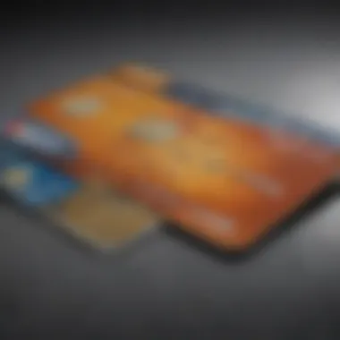 Illustration depicting a diverse range of credit card options