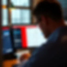 A user navigating through the TurboTax Online Free interface showcasing tax forms.