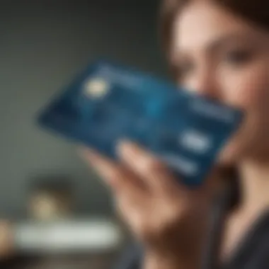 Illustration depicting financial empowerment through credit cards