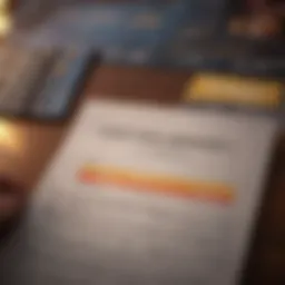 A close-up view of a credit report highlighting key factors.