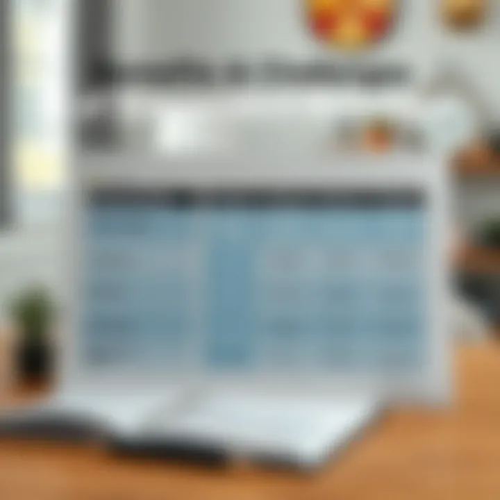 A chart comparing benefits and challenges of independent mortgages