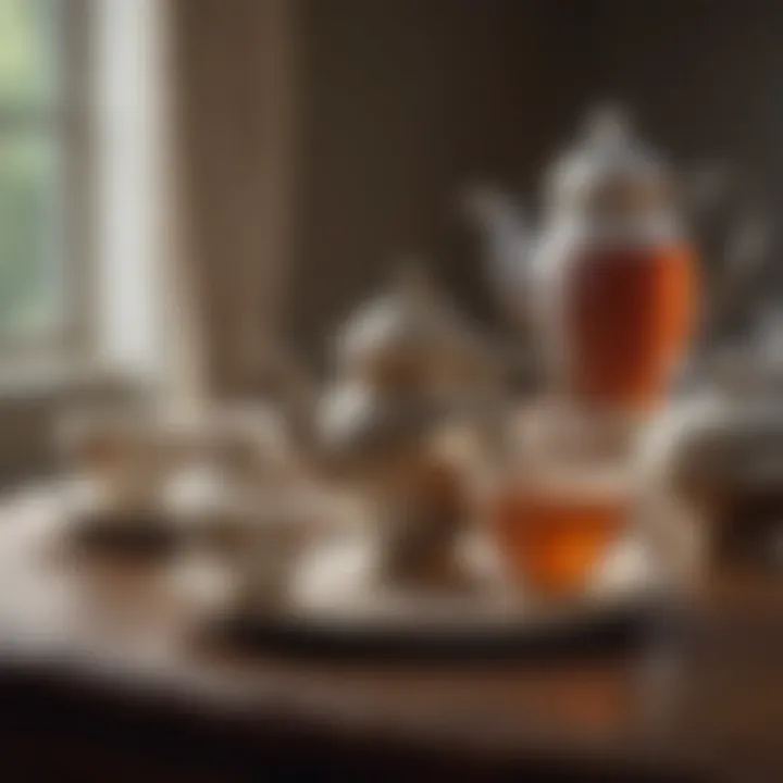 Elegant tea set for seniors