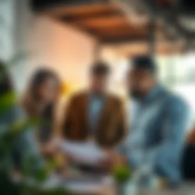 Entrepreneurs Collaborating Successful entrepreneurs collaborating on business strategies