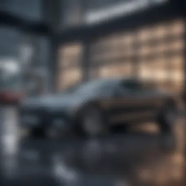 Elegance in Automobiles Luxury car dealership showcase