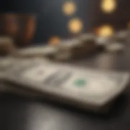 Sophisticated cash back rewards concept