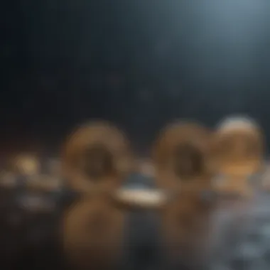 Airdrops: Crypto Rainfall Airdrops depicted as a valuable rain of crypto coins