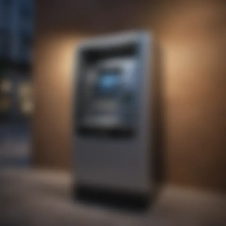 Sleek modern Metabank ATM design