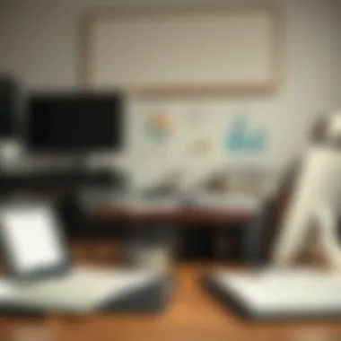 Essential Tools for Effective Financial Planning A modern office setup depicting financial planning tools and resources