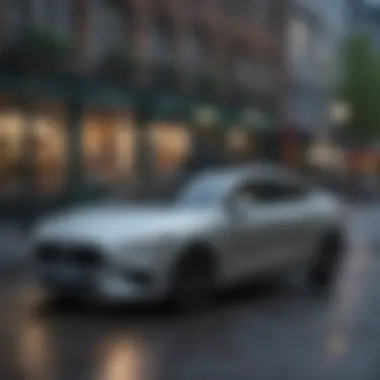 Efficient Vehicle for Uber Eats Deliveries Modern vehicle for Uber Eats deliveries