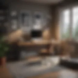 Cozy home office setup illustrating workspace optimization