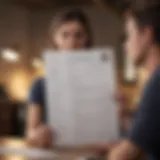 A young person confidently holding a resume