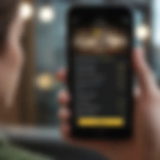 User interface of the Western Union app showcasing transaction features