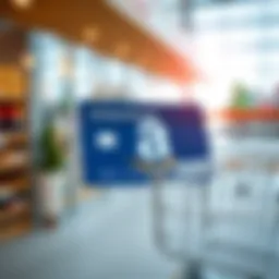 US Bank Rewards Card displayed with Amazon shopping cart