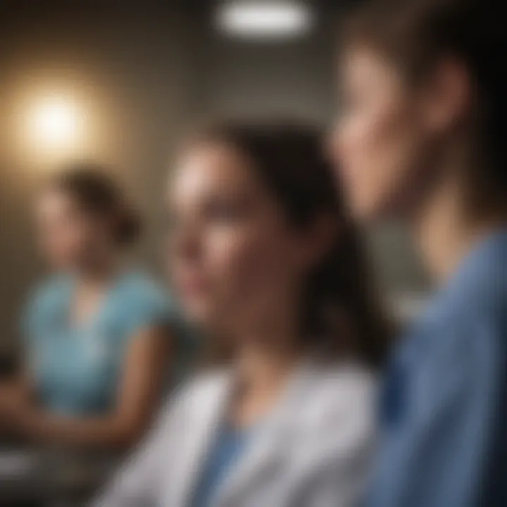 Group of nurses in a professional development workshop